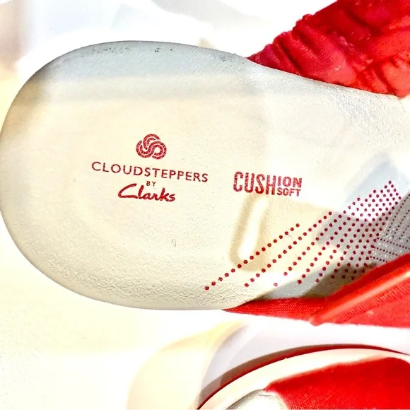 Cloudstepper by Clarks Women 7.5 Slingback Cushion Soft Sandals Vacation Beach - Picture 3 of 8